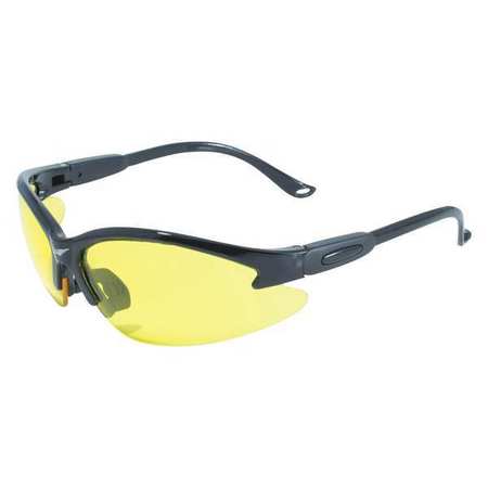 GLOBAL VISION Safety Glasses, Yellow Anti-Fog, Scratch-Resistant COUYT