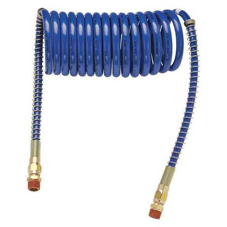 GLOBETECH MANUFACTURING Coiled Airline, 15ft., 12 Leads, Blue 151212B