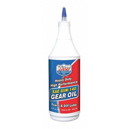 Lucas Oil Hi Prf Hvy Dty SAE 85W-140 Gr Oil, 32 oz. 10042