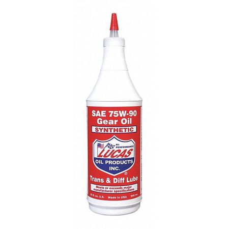 Lucas Oil Synthetic SAE Trans/Dif Lub Gear Oil, 1Qt 10047