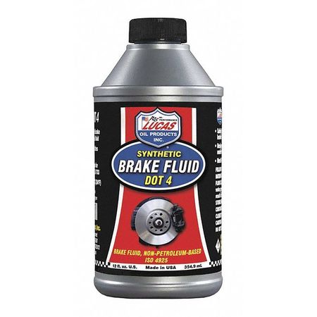 LUCAS OIL Synthetic DOT 4 Brake Fluid, 12Oz 10827