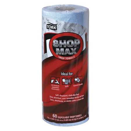 Sca Tork Shop Max Towel Roll, 60 Sheets 450369