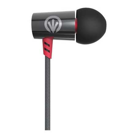 IFROGZ Luxe, Air Earbuds, with Remote/Mic, Red IFLUXERD0