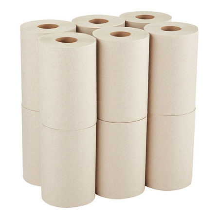 Georgia-Pacific Envision Hardwound Paper Towels, 1 Ply, Continuous Roll Sheets, 350 ft., Brown, 12 PK 26008