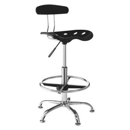 Onespace Drafting Stool with Tractor Seat, Black 60-101605