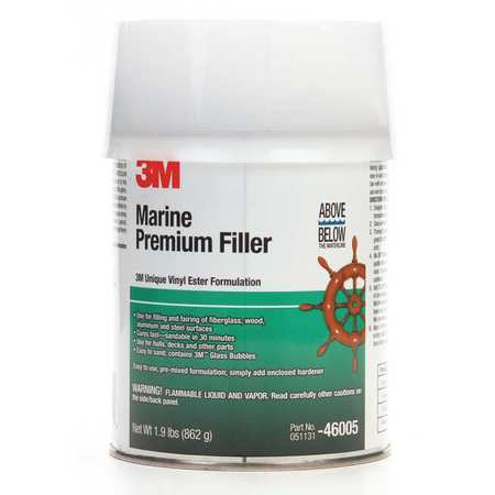 3M Marine Premium Filler, 1 qt, Can 46005