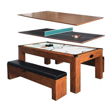 Hathaway Air Hockey Table, Benches, 7 ft. BG2422H