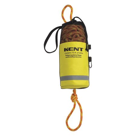 KENT SAFETY Rescue Throw Bag, With 75ft. Rope 152800-300-075-13
