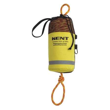 KENT SAFETY Rescue Throw Bag, With 100ft. Rope 152800-300-100-13