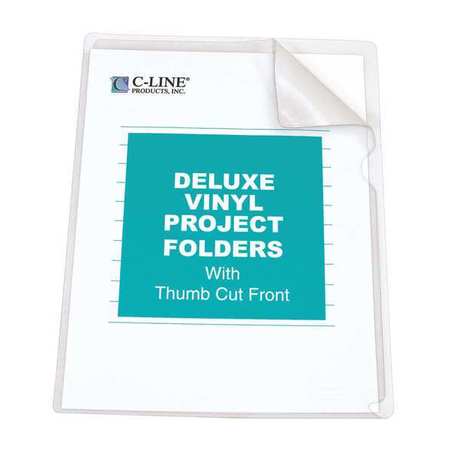 C-LINE PRODUCTS Project Folders 8-1/2 x 11", Vinyl, PK50 62138