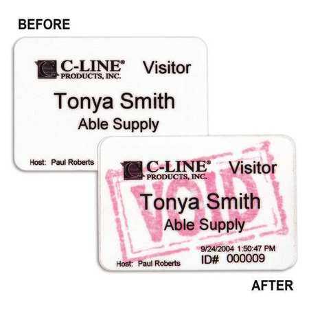 C-LINE PRODUCTS Badges, 3 x 2", PK200 97007