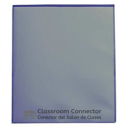 C-Line Products Classroom Connector Folders, Blue, PK25 32005