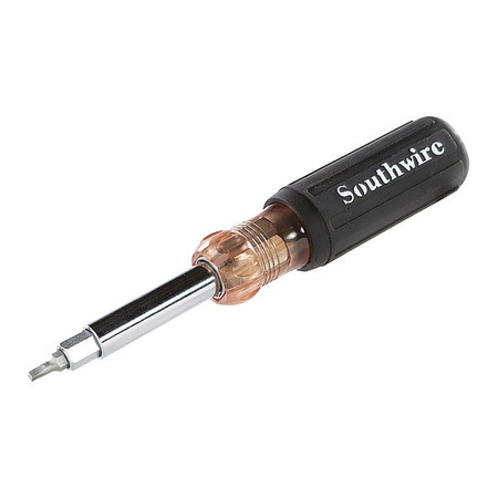 SOUTHWIRE Slotted, Phillips, Square Recessed Bit Drive Size: 1/4", 5/16", 3/8", 1/2" , Num. of pieces:12 59723940