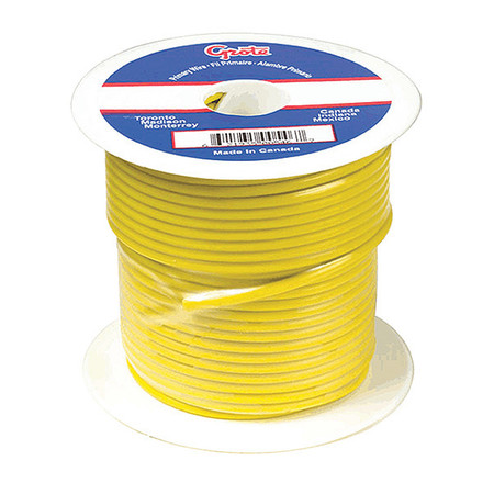 Grote Primary Wire, 14 Gauge, Yellow, 100ft.Spool 87-7011