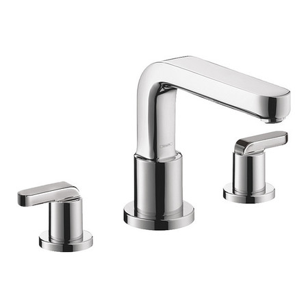 Hansgrohe 3 Hole Metris S 3-H Roman Tub Trm, Lvr Hndl CH, Chrome 31438001