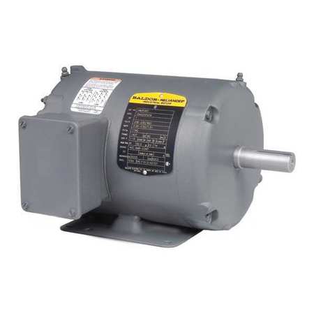 BALDOR-RELIANCE Motor, 1/3 HP, 3450 rpm, 3-Phase M3457