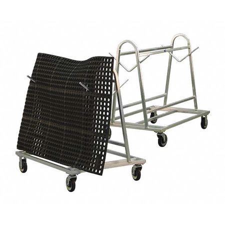 NEW AGE Cart, Mobile Mat, Double-Sided, Aluminum, Aluminum, 500 lb 99360