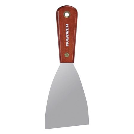 WARNER Full Putty Knife, Flex, 3" , Blade Material: Carbon Steel 633