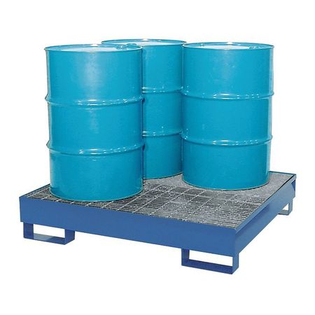 ENPAC SteelPal Spill Pallet, 4, Drum, 54x50x10" 9004-BU