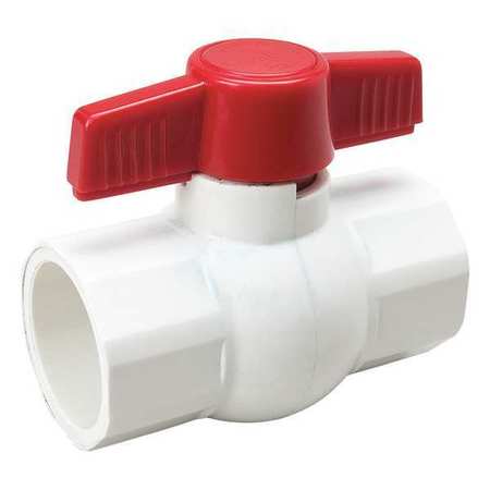 PROLINE SERIES Schedule Ball Valve, Pvc, 40 Sol, 1-1/4" PK5 107-636