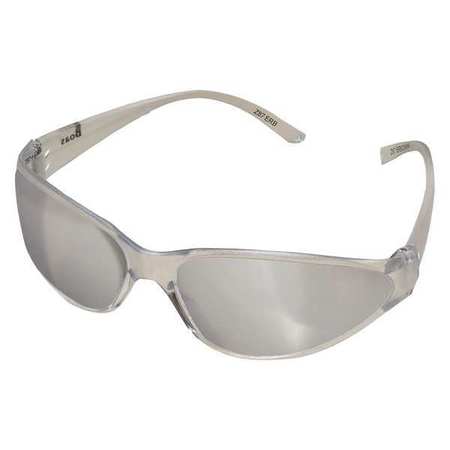 ERB SAFETY Safety Glasses, Clr Frame, Clr, Anti-Fog, Clear Anti-Fog, Scratch-Resistant 15400