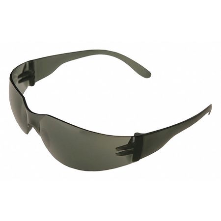 ERB SAFETY Safety Glasses, Grey Frm, Grey, Bifocal, 1.0, Gray Scratch-Resistant 17992