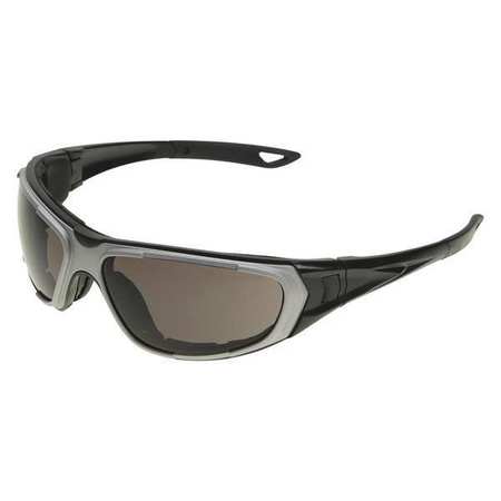 ERB SAFETY Safety Glasses, Gray Anti-Fog 17998