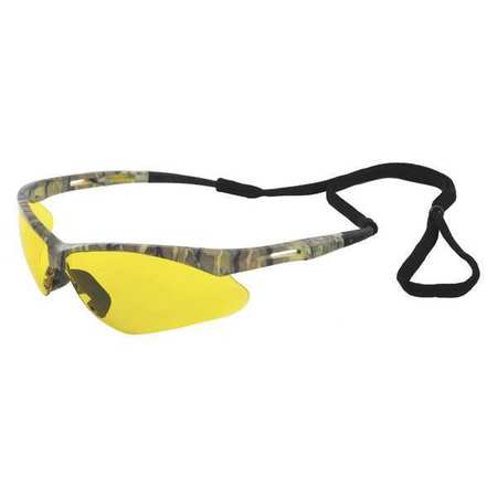 Erb Safety Safety Glasses, Camo Frame, Yel, Anti-Fog, Amber Anti-Fog, Scratch-Resistant 15339
