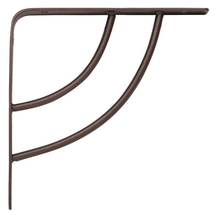 JOHN STERLING Shelf Bracket, Milano, 6", Bronze RP-0087-6BRZ