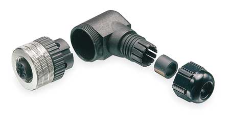 BRAD HARRISON Internal Thread Connector, 4, Female, M12 8A4001-31