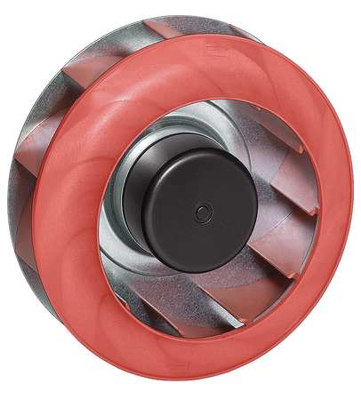 EBM-PAPST Motorized Impeller, 9-7/8 in., 24VDC R1G250-AQ21-52