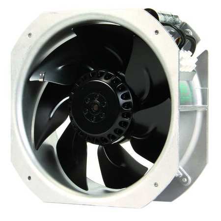 EBM-PAPST Ebm Axial Fan, Square, 115V AC, 1 Phase, 606 cfm, 8 7/8 in W. W2E200-HK86-01