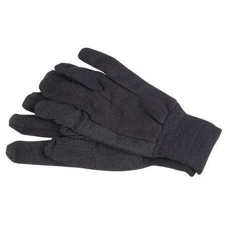 CONDOR Jersey Gloves, Poly/Cotton, S, Brown, PR 2UUJ1