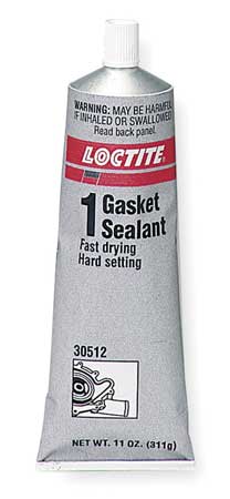 LOCTITE Fast Dry, Rigid Cure Gasket Sealant, 7 oz, Reddish Brown, Temp Range -65 to 400 Degrees F 234887