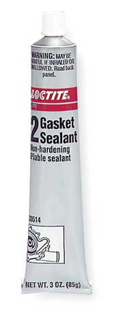 Loctite Slow Dry Flexible Cure Gasket Sealant, 3 oz, Black, Temp Range -65 to 400 Degrees F 234891