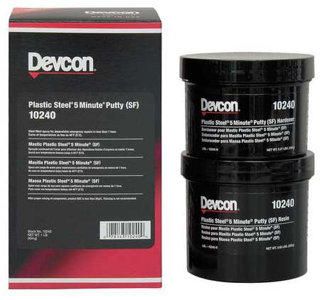 Devcon Dark Gray Putty, 1 lb. Can 10240