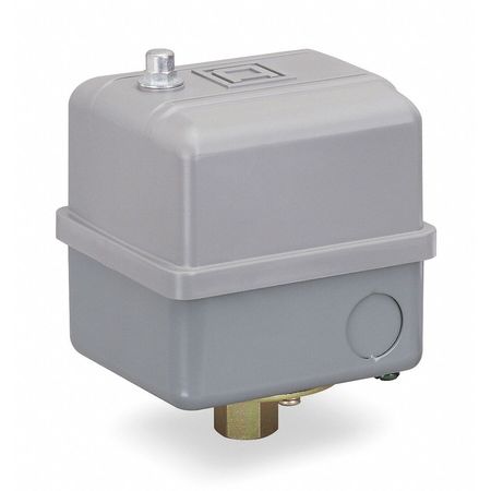 SQUARE D Pressure Switch, (1) Port, 3/8 in FNPS, DPST, 32 to 250 psi, Standard Action 9013GHG6J63E