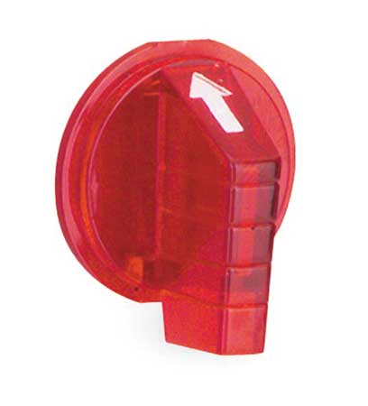 SCHNEIDER ELECTRIC Selector Switch Knob, Lever, Red, 30mm 9001R8