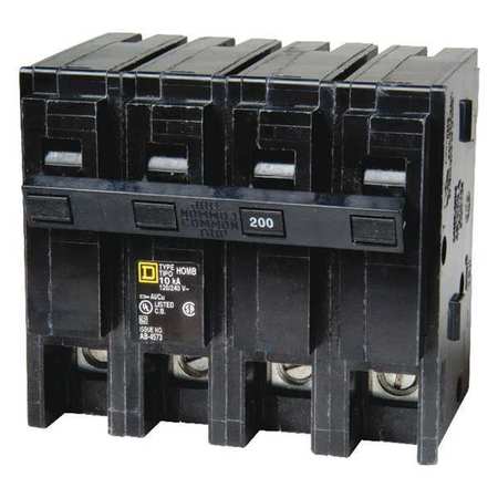 Square D Miniature Circuit Breaker, HOM Series 150A, 2 Pole, 120/240V AC HOM2150
