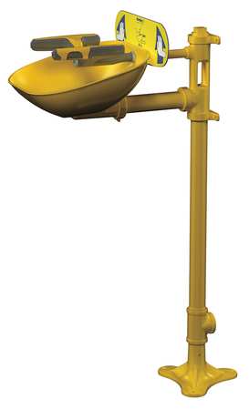 BRADLEY Pedestal Mounted Eyewash Station Plastic S19214FW