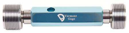 Vermont Gage Go/No Go Plug Gage Assy, 7/8-14 UNF 2B 301158040