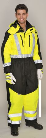 Occunomix Coverall, Black/Yellow, M SP-CVL-BYM