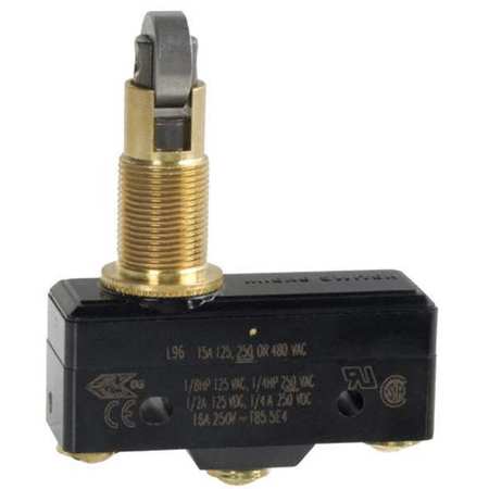 HONEYWELL Industrial Snap Action Switch, Overtravel Roller, Plunger Actuator, SPDT BZ-2RQ181-A2