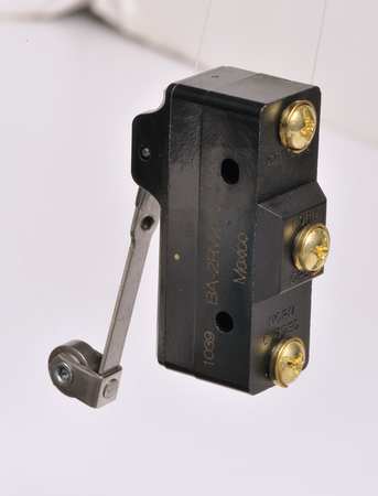 HONEYWELL Industrial Snap Action Switch, Lever, Roller Actuator, SPDT, 20A @ 480V AC Contact Rating BA-2RV2-A2