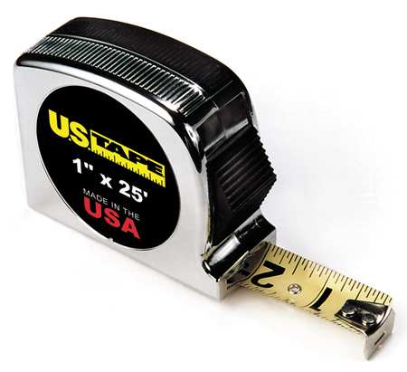 US TAPE 25 ft Tape Measures, 1 in Blade 57213