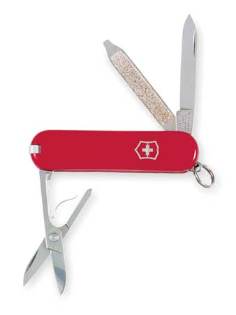 VICTORINOX SWISS ARMY Knife, Swiss Army, 7 Functions, Red 0.6223-X107