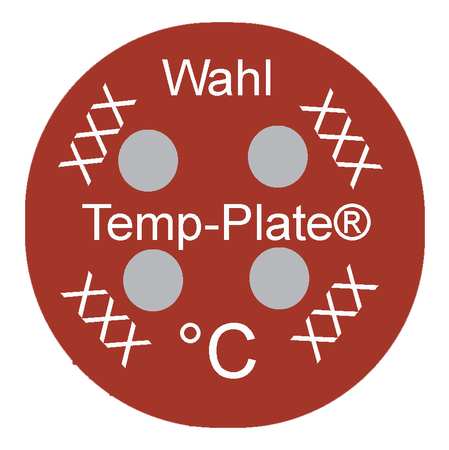 WAHL Non-Rev Temp Indicator, Mylar, PK10 444-095C