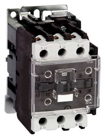 DAYTON IEC Magnetic Contactor, 3 Poles, 120 V AC, 95 A, Reversing: No 6EAX7