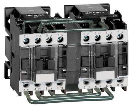 Dayton IEC Magnetic Contactor, 3 Poles, 240 V AC, 9 A, Reversing: Yes 6EAW6