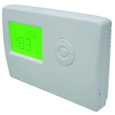 DAYTON Low Voltage Thermostat, 7 or 5-1-1 Programs, 2 H 1 C, Hardwired/Battery, 24V AC 6EEA0